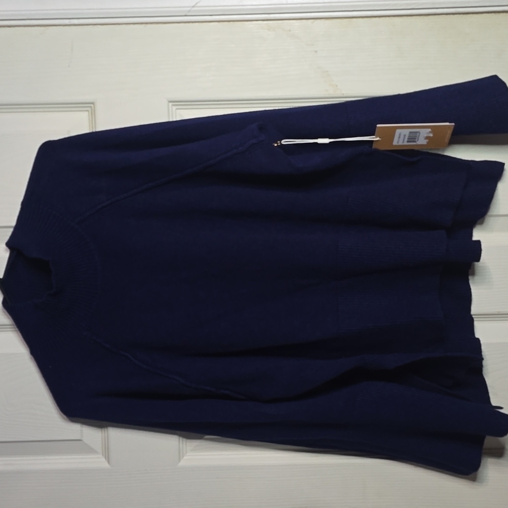 Cyrus Deep Blue Women's Turtleneck Sweater SZ LARGE